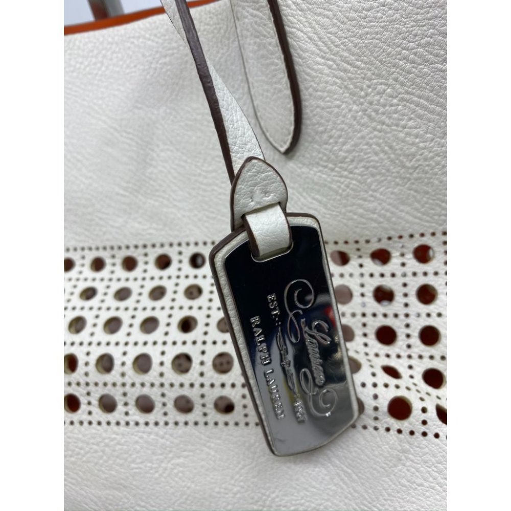 Ralph Lauren White Orange Shoulder Bag - Picture 3 of 12